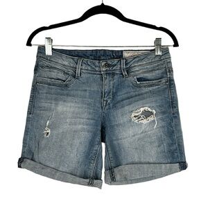 EDC Denim Distressed Summer Jean Shorts Size 27
